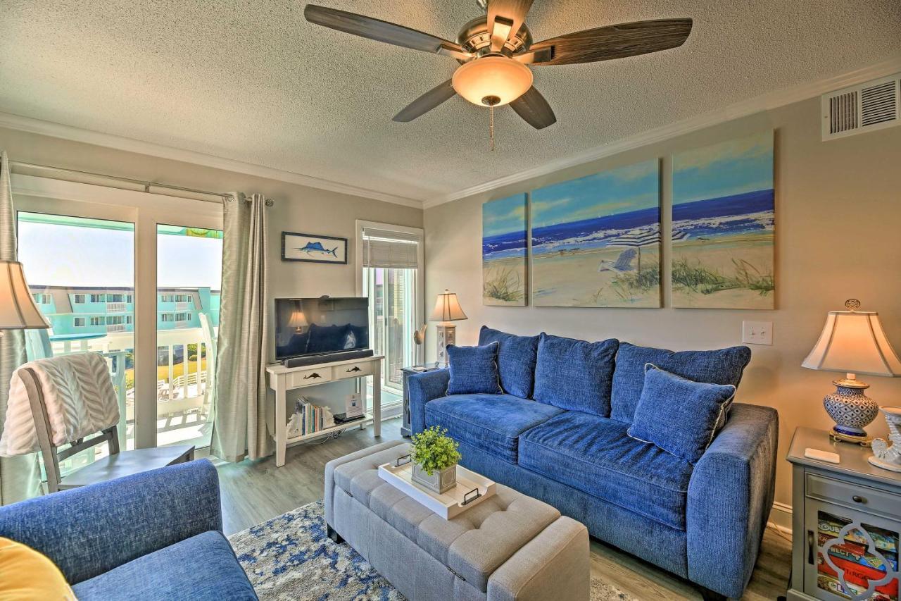 Walk To Beach Ocean-View Atlantic Beach Condo! Eksteriør bilde